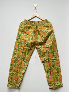 Conjunto de Pijama Floral de Algodón de Lujo Ecológico de 3 Piezas para Mujer, Verano |   Camisa de Dormir Botánica Verde Oliva con Botones, Estilo Relajado - Product Image 3