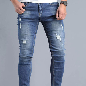 2026 New Fashion <b>Jeans</b> Pants Cheap Price <b>for</b> <b>Men's</b> Wholesale Customized Logo Printed Slim Fit <b>Men</b> <b>Jeans</b> Pants - Product Image 3