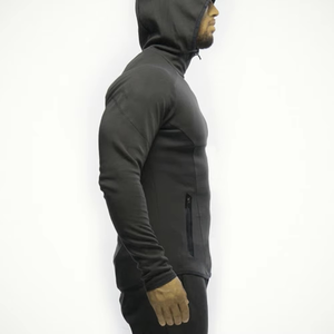 Men's Sleeveless Fleece Pullover <b>Hoodie</b> for Gym Fitness Bodybuilding Plus Size Printed Pattern Logo Washed Technique OEM Supply - Product Image 6