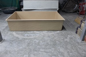 KNT Creations Lightweight Big Size Fiberglass Rectangle Garden <b>Pond</b> Ornaments Weather Resistant Waterproof Handmade Modern - Product Image 5