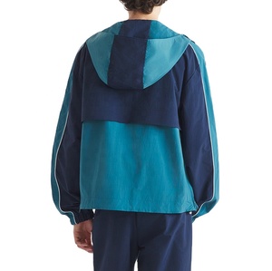 Vêtement de sport coupe-vent pour homme en nylon léger et respirant, personnalisable, avec fermeture éclair, taille plus, vente en gros OEM - Product Image 4