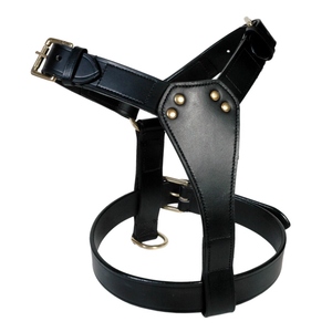 Durable Leather <b>Harness</b> for <b>Dogs</b> with Adjustable Straps, Comfortable Chest Support, and Secure Hardware for Walks and Training - Product Image 5