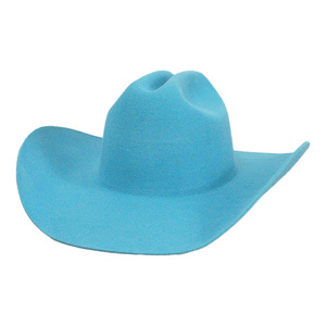 Sombrero de Vaquero a Rayas con Estampado por Sublimación, 100% Lana, Color Azul Claro, Unisex, Casual, Transpirable, Resistente al Viento, para Playa, Primavera, Verano, 56-58CM - Product Image 2