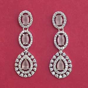 Kanhai Jewels, Exportador de Joyería Artificial de la India, Dije de Zirconia con Baño de Rodio, Diseño Clásico para Aniversario 444100 - Product Image 6