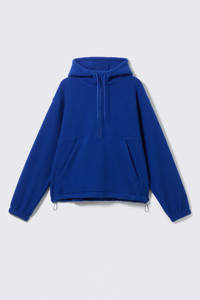Sweat-shirt et hoodie décontractés personnalisés à manches longues pour hommes et femmes, 100 % polyester, polaire borg, demi-zip - Product Image 2