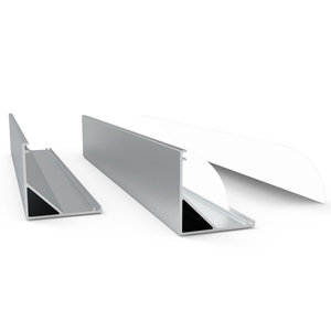 Profilé LED carré en alliage d'aluminium série 6000 sur mesure OEM, tempérage T3-T8, pour systèmes d'éclairage linéaire à bande LED et décorations - Product Image 6