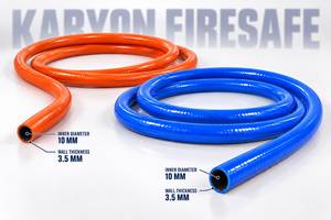 Tuyau en mélange de caoutchouc PVC KARYON 8-25,4 mm résistant à l'huile, tressé, pour transfert d'air et d'eau, idéal pour l'approvisionnement des usines, garages et ateliers - Product Image 2