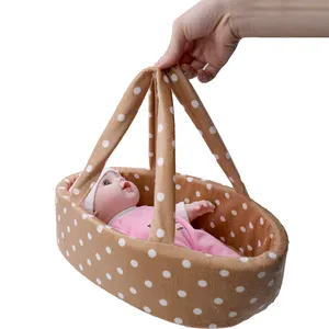 Nathaniel Nhỏ 30Cm Nhựa Giá Rẻ Bé Sinh Ra Búp Bê Trông Thật Búp Bê Đồ Chơi Với Giỏ Phụ Kiện