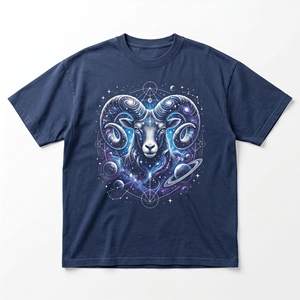 เสื้อยืดลายพายุไฟฟ้า |   เสื้อยืดผ้าฝ้ายหนา 240 GSM สีเทาชาร์โคลเข้ม พร้อมลาย Lightning Charging Ox - Product Image 5