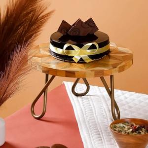 ขาตั้งเค้กไม้เรียบง่ายสไตล์ชนบท สำหรับจัดแสดงขนมหวานในงานวันเกิด งานแต่งงาน เป็นมิตรกับสิ่งแวดล้อม ทนทาน - Product Image 4