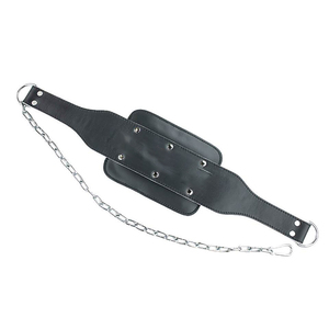 Fitness Cow Hide Gym Squats Custom Powerlifting Dip Belt <b>Back</b> <b>Support</b> Steel Chain Weight Lifting Belt for Men and Women - Product Image 3