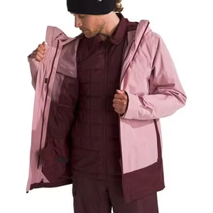 Vestes de ski et de neige personnalisées 3 en 1, doublées, isolées, imperméables, à double couche, pour hommes, femmes et enfants, hiver, thermiques, OEM, coupe-vent - Product Image 4