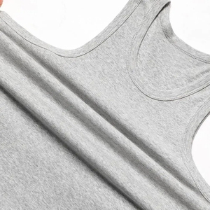 Camiseta sin Mangas para Hombre, Estilo Clásico, Hecha en Pakistán, de Alta Calidad, Transpirable, Cuello en V, Informal, de Poliéster y Algodón, Venta al Por Mayor - Product Image 5