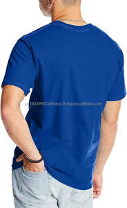 Camiseta de Corte Cuadrado con Logotipo Personalizado, 300GSM, Estilo Urbano, Azul, Gruesa, Estampada, 100% Algodón, Corte Cuadrado - Product Image 2
