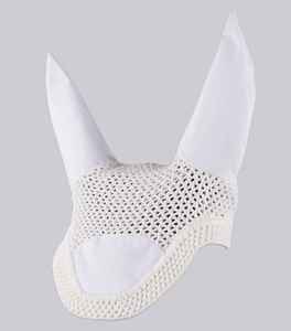 Luxury Custom Horse Ear Bonnet Lightweight Breathable Crochet <b>Fly</b> Hood Premium Washable Equine Riding Ear Protection Gear - Product Image 1