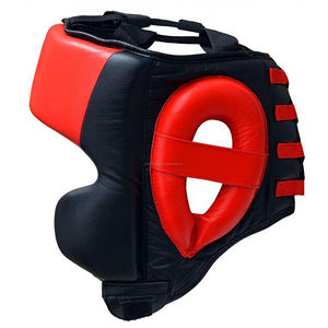 Protector de cabeza de cuero para boxeo, protección de cabeza para MMA, protector de cabeza para boxeo, Kick personalizado - Product Image 4