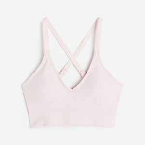 Sujetador Deportivo para Yoga, Sujetador Deportivo de Poliéster y Algodón para Gimnasio, para Damas, Adultas y Niñas, con Logotipo Personalizado - Product Image 1