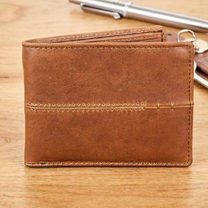 Direct Factory Supply Handmade Genuine Leather Bifold <b>Wallet</b> with Card Holder Cash Compartment <b>RFID</b> Security Wholesale Supplier - Product Image 5