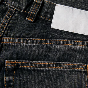High Quality Washed Regular Fit 100%cotton Blank Men <b>Jean</b> Custom Embroidery Straight High Waist Denim Pants Casual <b>Jean</b> Pants - Product Image 4