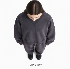 Sweat-shirt pour femme de haute qualité, automne-hiver, épaissi, décontracté, en molleton French Terry, imprimé numérique uni, col rond - Product Image 6
