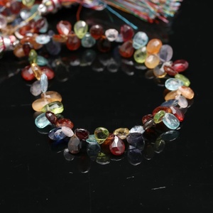 ลูกปัดรูปทรงลูกแพร์ขนาด5*7มม. ลูกปัดอัญมณีหลายแบบ - Product Image 2