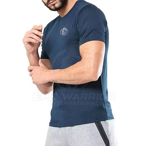 Camisetas de compresión para hombre de color sólido, ropa de verano, hechas en Pakistán. - Product Image 2