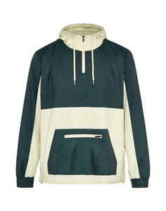 Chaqueta Cortavientos con Capucha para Hombre, Diseño Color Block, Cierre de Cremallera, Informal, para Otoño, Exterior de Nailon, Forro de Poliéster - Product Image 1