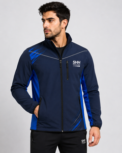Chaqueta Softshell Personalizada para Hombre, Impermeable, Cortavientos, para Deportes al Aire Libre, con Cierre Completo, Cuello Alto, Logotipo OEM Impreso, Venta al Por Mayor, Ligera - Product Image 4