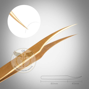 Pinzas de Acero Inoxidable Antiestáticas para Extensión de Pestañas, Hechas en Pakistán, 10 mm, con Logotipo Personalizado Impreso - Product Image 3