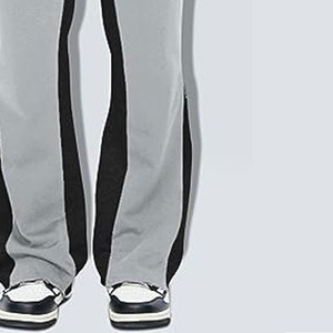 Contrast Color Panels Design <b>Flare</b> <b>Sweatpants</b> Custom Made Adults Boys <b>Flare</b> <b>Sweatpants</b> Trouser At <b>Wholesale</b> Cheap Price - Product Image 2