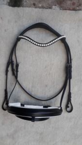 Brida de cuero premium con manivela, brida de calidad superior, brida para caballo hecha a mano, fabricante de artículos para caballos. - Product Image 4