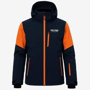 Veste de ski professionnelle pour homme, coupe-vent, imperméable Tex 10 000 mm, respirante, séchage rapide, doublure en laine, fermeture élastique. - Product Image 2