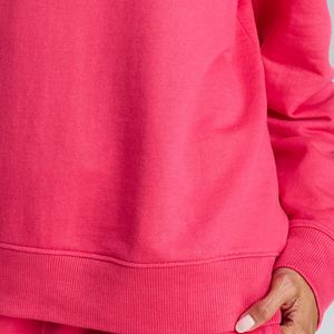 Venta al por mayor Vintage Moda casual Cuello redondo Sudadera Deporte Algodón poliéster Manga larga Sudadera Mujer - Product Image 5