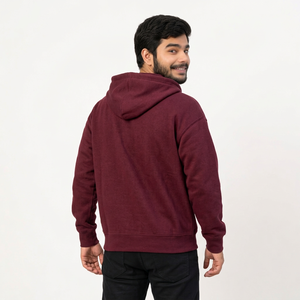 Sudaderas personalizadas para hombre directamente de fábrica, sudaderas con capucha personalizadas para hombre con logo bordado, sudaderas personalizadas de marca de moda. - Product Image 5