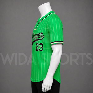 Maillots de baseball d'été personnalisés, imprimés par sublimation, 100% polyester, légers, respirants, uniformes d'équipe personnalisés - Product Image 2