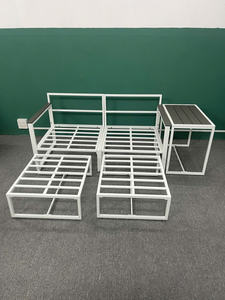 Bari Set Modern Steel Frame Made Vietnam High Quality Patio Outdoor Furniture Carton Packaging Durable <b>Garden</b> Chair <b>Table</b> Unit - Product Image 6