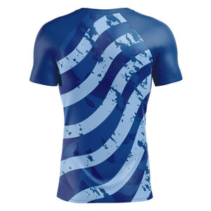 Customize Your Own Logo Sublimated Short Sleeve Breathable <b>Compression</b> Rash Guard <b>for</b> <b>Mens</b> - Product Image 6