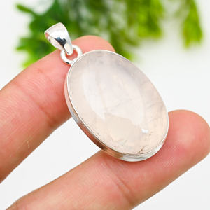 Freshwater Pearl Zircon 925 Silver Luxury Unisex <b>Statement</b> <b>Necklace</b> - Product Image 2