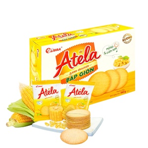 Tasty Corn Crispy Crackers 342G Caja de bolsita dulce salada - Product Image 1