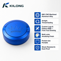 Boîte à snus usinée CNC en acier inoxydable et aluminium, support pour sachets de nicotine, fabrication OEM sur mesure, précision 0,001 mm