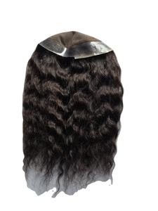 Femmes 100% cheveux humains Remy toupet Taz cheveux Bangladesh dentelle avant systèmes de cheveux indiens étanche vague d'eau douce vague profonde - Product Image 5