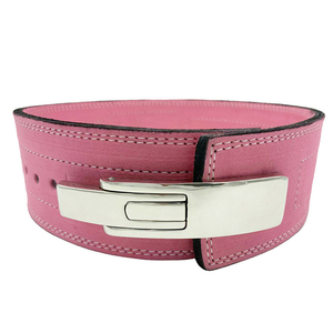 Ceinture de musculation robuste en cuir épais avec boucle en acier réglable pour le powerlifting - Product Image 5