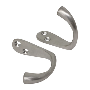 Industrial Textured Silver Wall <b>Hook</b> Rustic Style Single Hanger Minimalist Metal <b>J</b>-<b>Hook</b> for Modern Loft Farmhouse and Entryway - Product Image 3