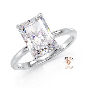 925 Sterling Silver Engagement <b>Ring</b> for Women Moissanite <b>Diamond</b> <b>Ring</b> Wedding Jewelry Available At Affordable Price - Product Image 3