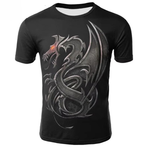 Nueva camiseta deportiva para hombre con estampado digital moderno y personalizado, cuello en V, bordado 3D, calidad premium, transpirable, estilo nuevo. - Product Image 4