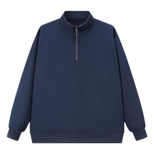 <span class=keywords><strong>Felpe</strong></span> Unisex all'Ingrosso 350 GSM in Cotone con Colletto Alto <span class=keywords><strong>Senza</strong></span> <span class=keywords><strong>Cappuccio</strong></span>, Logo Personalizzato, <span class=keywords><strong>Felpe</strong></span> Pesanti con <span class=keywords><strong>Mezza</strong></span> <span class=keywords><strong>Zip</strong></span> - Product Image 3