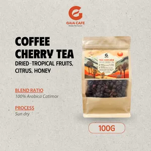 GAIA CAFE Café Thé aux cerises Arabica Catimor Origine Vietnam Thé noir en feuilles en vrac Emballage en vrac Produit écologique - Product Image 6
