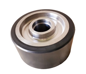 ריימונד 202x102mm /8x4 אינץ ריימונד מלגזה/מזרן משאית חלק לא. 632-078 עמיד מוצק פוליאוריתן גלגלית - Product Image 1