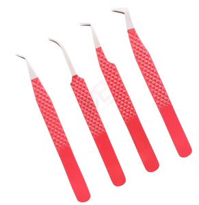 แหนบต่อขนตาแบบมืออาชีพ ด้ามจับดีไซน์ใหม่ ปลายแหลม แหนบสแตนเลสแบบกำหนดเอง - เครื่องมือคุณภาพสูง - Product Image 2