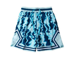 Pantalones Cortos Cómodos para Hombre, Pantalones Cortos Estampados de Poliéster, Pantalones Cortos de Malla de Baloncesto para Hombre, Precio Económico al por Mayor, Servicio OEM - Product Image 6